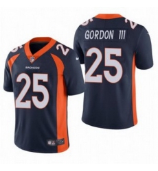 Men Navy Denver Broncos 25 Melvin Gordon III Vapor Untouchable Limited Stitched Jersey