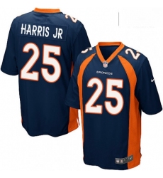 Men Nike Denver Broncos 25 Chris Harris Jr Game Navy Blue Alternate NFL Jersey