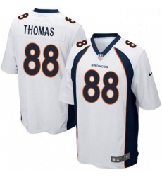 Men Nike Denver Broncos 88 Demaryius Thomas Game White NFL Jersey