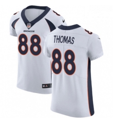 Men Nike Denver Broncos 88 Demaryius Thomas White Vapor Untouchable Elite Player NFL Jersey