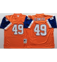 Mitchell And Ness Broncos # 2349 Dennis Smith Throwback Stitched NFL Jersey