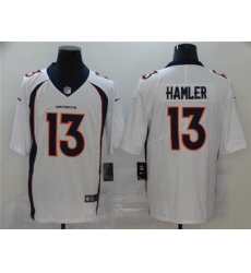 Nike Broncos 13 KJ Hamler White 2020 NFL Draft Vapor Untouchable Limited Jersey
