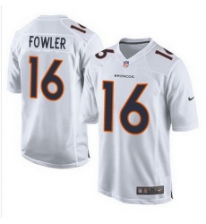 Nike Broncos #16 Bennie Fowler White Mens Stitched NFL Game Event Jersey