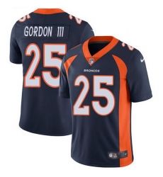 Nike Broncos 25 Melvin Gordon III Navy Blue Alternate Men Stitched NFL Vapor Untouchable Limited Jersey