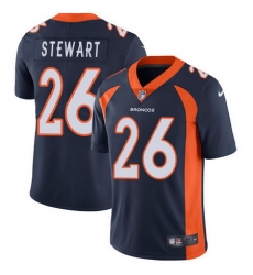 Nike Broncos #26 Darian Stewart Navy Blue Alternate Mens Stitched NFL Vapor Untouchable Limited Jersey
