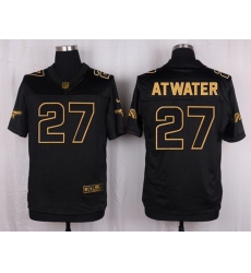 Nike Broncos #27 Steve Atwater Black Mens Stitched NFL Elite Pro Line Gold Collection Jersey
