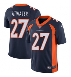 Nike Broncos #27 Steve Atwater Navy Blue Alternate Mens Stitched NFL Vapor Untouchable Limited Jersey
