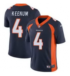 Nike Broncos 4 Case Keenum Navy Alternate Vapor Untouchable Limited Jersey