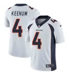 Nike Broncos 4 Case Keenum White Vapor Untouchable Limited Jersey