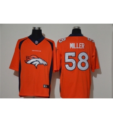 Nike Broncos 58 Von Miller Orange Vapor Untouchable Limited Jersey