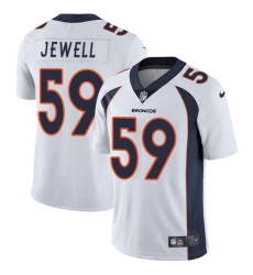 Nike Broncos #59 Josey Jewell White Mens Stitched NFL Vapor Untouchable Limited Jersey