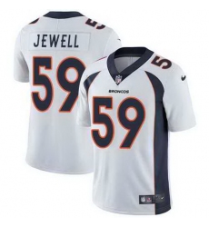 Nike Broncos 59 Josey Jewell White Vapor Untouchable Limited Jersey