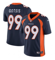 Nike Broncos #99 Adam Gotsis Navy Blue Alternate Mens Stitched NFL Vapor Untouchable Limited Jersey