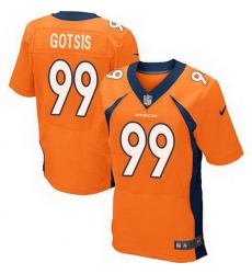 Nike Broncos #99 Adam Gotsis Orange Team Color Mens Stitched NFL New Elite Jersey