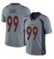 Nike Broncos 99 Jurrell Casey Gray Men Stitched NFL Limited Inverted Legend Jersey