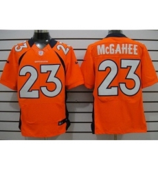Nike Denver Broncos 23 Willis McGahee Orange Elite NFL Jersey
