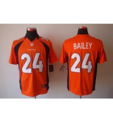 Nike Denver Broncos 24 Champ Bailey Orange LIMITED NFL Jersey