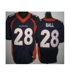 Nike Denver Broncos 28 Montee Ball Blue Elite NFL Jersey