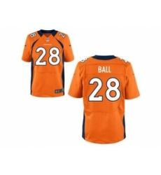 Nike Denver Broncos 28 Montee Ball orange Elite NFL Jersey