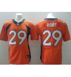 Nike Denver Broncos 29 Bradley Roby Orange Elite NFL Jersey