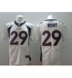 Nike Denver Broncos 29 Bradley Roby White Elite NFL Jersey