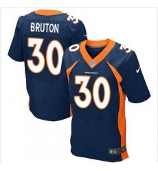Nike Denver Broncos #30 David Bruton Navy Blue Alternate Mens Stitched NFL New Elite Jersey