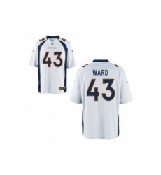 Nike Denver Broncos 43 T.J. Ward white Limited NFL Jersey