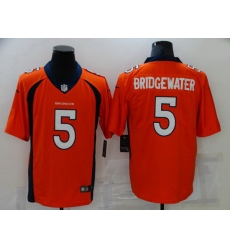 Nike Denver Broncos 5 Teddy Bridgewater Orange Vapor Untouchable Limited Jersey