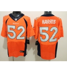 Nike Denver Broncos 52 Chris Harris Orange Elite NFL Jersey