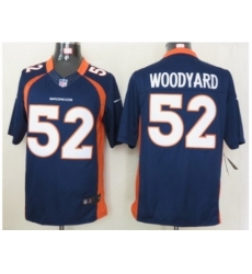 Nike Denver Broncos 52 Wesley Woodyard Blue Limited NFL Jersey