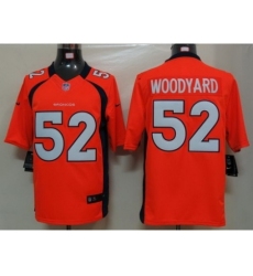 Nike Denver Broncos 52 Wesley Woodyard Orange Limited NFL Jersey