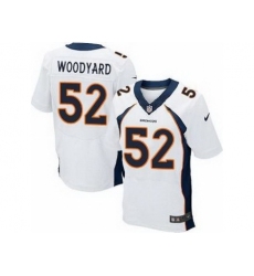 Nike Denver Broncos 52 Wesley Woodyard White Elite NFL Jersey
