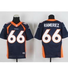 Nike Denver Broncos 66 Manny Rameriez blue Elite NFL Jersey