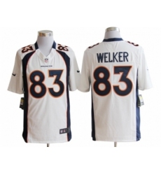 Nike Denver Broncos 83 Wes Welker white Game NFL Jersey