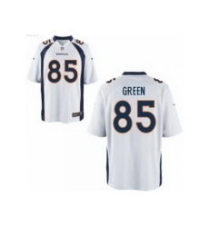 Nike Denver Broncos 85 Virgil Green White Elite NFL Jersey