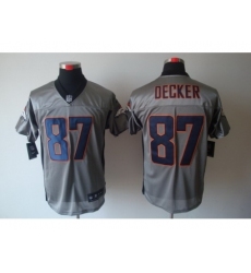 Nike Denver Broncos 87 Eric Decker Grey Elite Shadow NFL Jersey