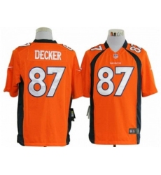 Nike Denver Broncos 87 Eric Decker Orange Game NFL Jersey