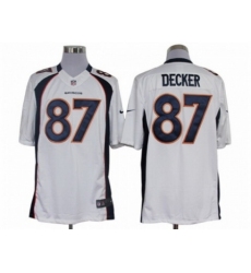 Nike Denver Broncos 87 Eric Decker White Limited NFL Jersey