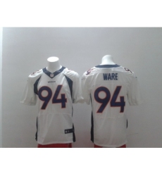 Nike Denver Broncos 94 DeMarcus Ware White Elite NFL Jersey