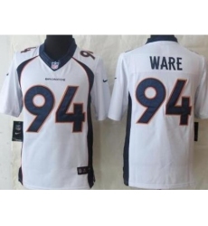 Nike Denver Broncos 94 DeMarcus Ware White Limited NFL Jersey