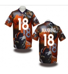 Nike Denver Broncos#18 Manning Customized Jersey