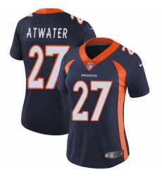 Nike Broncos #27 Steve Atwater Blue Alternate Womens Stitched NFL Vapor Untouchable Limited Jersey
