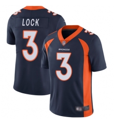 Broncos 3 Drew Lock Blue Alternate Youth Stitched Football Vapor Untouchable Limited Jersey