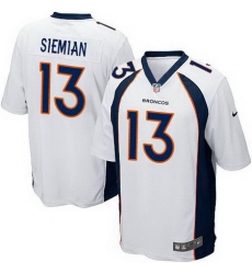 Nike Broncos #13 Trevor Siemian White Youth Stitched NFL New Elite Jersey