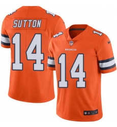 Nike Broncos #14 Courtland Sutton Orange Youth Stitched NFL Limited Rush Jersey