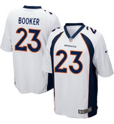 Nike Broncos #23 Devontae Booker White Youth Stitched NFL New Elite Jersey