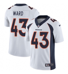 Nike Broncos #43 T J  Ward White Youth Stitched NFL Vapor Untouchable Limited Jersey