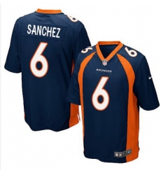 Nike Broncos #6 Mark Sanchez Blue Alternate Youth Stitched NFL New Elite Jersey