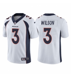 Toddler Denver Broncos 3 Russell Wilson White Vapor Untouchable Limited Stitched Jersey