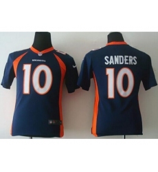 Youth Nike Denver Broncos #10 Emmanuel Sanders Blue Alternate Stitched NFL Jersey
